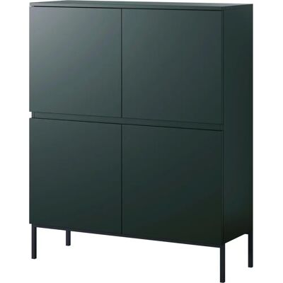 Selsey Dunkelgrüner 100cm Kommode - Modernes Minimalmöbel Selsey Dunkelgrüner 100cm Kommode - Modernes Minimalmöbel
