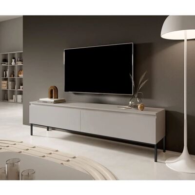 Bemmi TV-Möbel - 175cm - Taupe - Modern Minimalistisch Bemmi TV-Möbel - 175cm - Taupe - Modern Minimalistisch
