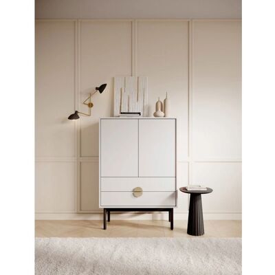 Selsey Sideboard - 2 Schubladen Weiß 85x124x38 cm Selsey Sideboard - 2 Schubladen Weiß 85x124x38 cm