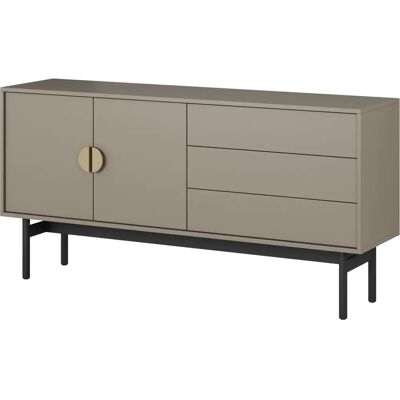 Selsey TV-Element mit 3 Schubladen - 154cm - Steingrau - Modernes Design Selsey TV-Element mit 3 Schubladen - 154cm - Steingrau - Modernes Design