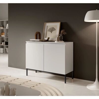 Bemmi Weiße 100cm Doppelhaustruhe - Kommode Bemmi Weiße 100cm Doppelhaustruhe - Kommode