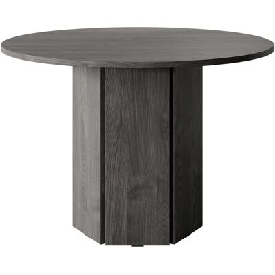 Portland Schwarz Esche Hexa - Runder Tisch 110cm - Modernes Designmöbel Portland Schwarz Esche Hexa - Runder Tisch 110cm - Modernes Designmöbel