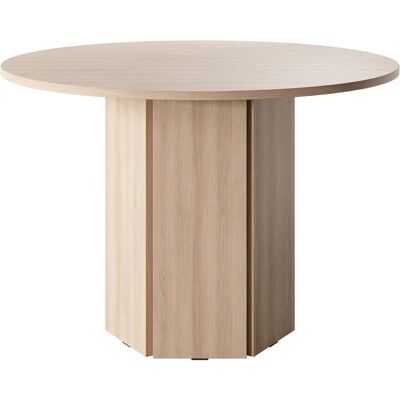 Selsey Hexa - Ronde eettafel van 110cm - Europees ontwerp Selsey Hexa - Ronde eettafel van 110cm - Europees ontwerp
