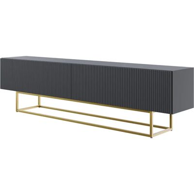 Selsey Veldio - Mueble para TV con marco dorado - 175cm Selsey Veldio - Mueble para TV con marco dorado - 175cm