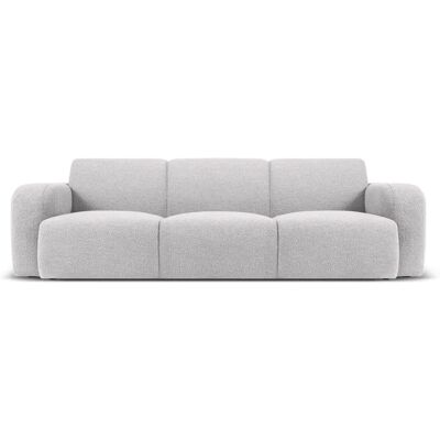 Micadoni Home - Divano 3 posti bouclé grigio chiaro - Bouclé hellgrau Micadoni Home - Divano 3 posti bouclé grigio chiaro - Bouclé hellgrau