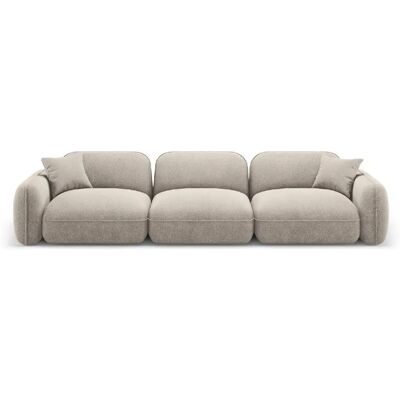 CXL by Christian Lacroix - Canapé velours 4 places - Beige - Modular - Sofa - Publicité CXL by Christian Lacroix - Canapé velours 4 places - Beige - Modular - Sofa - Publicité