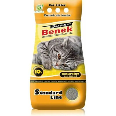 Super Benek Certech Natürliche Katzenstreu - Klumpend, Staubfrei, 10L Super Benek Certech Natürliche Katzenstreu - Klumpend, Staubfrei, 10L