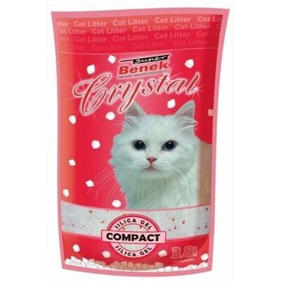 Super Benek Crystal Compact - Litière pour Chats - 3,8L - Publicité Super Benek Crystal Compact - Litière pour Chats - 3,8L - Publicité