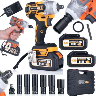 Rosfix - Doberman - 21V - 2x4Ah - Llave de impacto inalámbrica Rosfix - Doberman - 21V - 2x4Ah - Llave de impacto inalámbrica