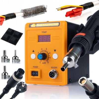 Rosfix - 858D - 700W - 3 dysze - Stacja lutownicza Rosfix - 858D - 700W - 3 dysze - Stacja lutownicza