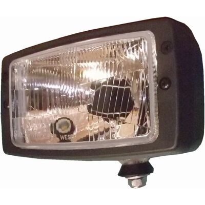 WESEM H4 Scheinwerfer für Traktoren - 12/24V, Schwarz, IP55 WESEM H4 Scheinwerfer für Traktoren - 12/24V, Schwarz, IP55