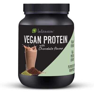 Protéines végétales Intenson - Saveur chocolat - 600 g - Publicité Protéines végétales Intenson - Saveur chocolat - 600 g - Publicité