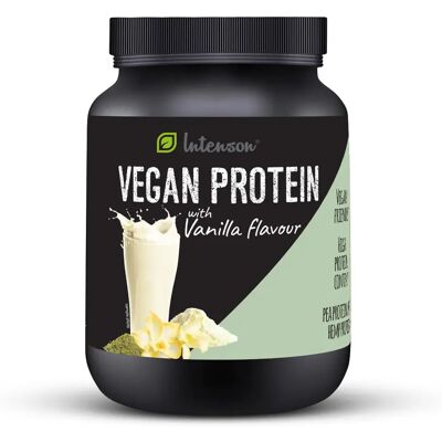 Protéines de pois végétaliennes à la vanille 600 g - Publicité Protéines de pois végétaliennes à la vanille 600 g - Publicité