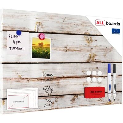 ALLboards Magnettafel Helles Holz 60x40cm ALLboards Magnettafel Helles Holz 60x40cm
