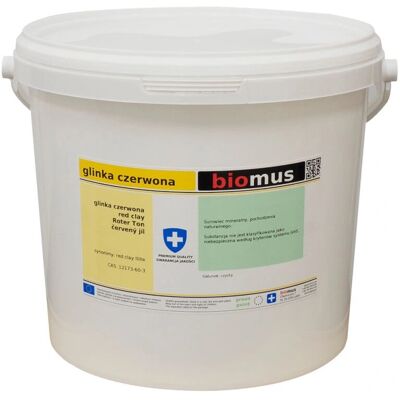 BIOMUS Rote Tonerde 3kg - Ton BIOMUS Rote Tonerde 3kg - Ton