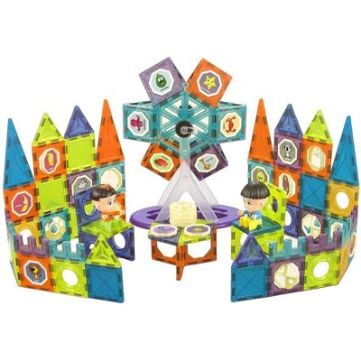 Viking Choice Magnet toys - 155 elementen - multicolor - Magnetisch speelgoed Viking Choice Magnet toys - 155 elementen - multicolor - Magnetisch speelgoed