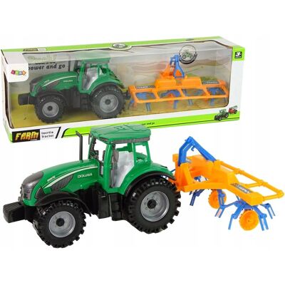 Lean Toys Vihreä Traktori - Maatalousajoneuvo ja lapio Lean Toys Vihreä Traktori - Maatalousajoneuvo ja lapio