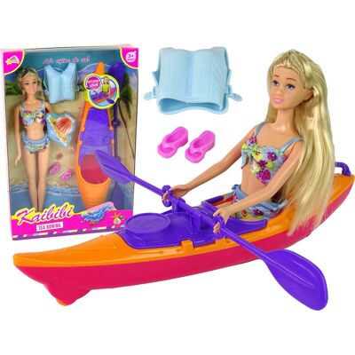 Lean Toys Nukke ja Kajakki - Oranssi Vesiseikkailu Lean Toys Nukke ja Kajakki - Oranssi Vesiseikkailu