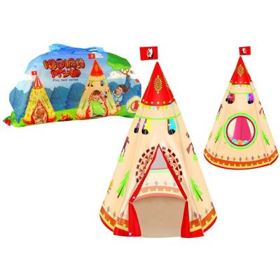 Lean Toys Tenda de brincar para crianças - Creme - 105x160cm - Tenda de brincar Lean Toys Tenda de brincar para crianças - Creme - 105x160cm - Tenda de brincar