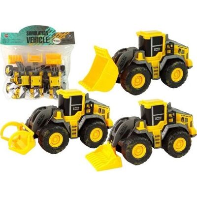 Lean Toys Baufahrzeug-Set - Gelb - Baufahrzeuge Set Lean Toys Baufahrzeug-Set - Gelb - Baufahrzeuge Set