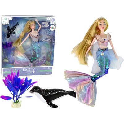 Lean Toys Emily Mermaid Grüne Accessoires - Puppenset Lean Toys Emily Mermaid Grüne Accessoires - Puppenset