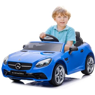 Elektryczny samochodzik Mercedes Benz SLC300 z pilotem - Niebieski Elektryczny samochodzik Mercedes Benz SLC300 z pilotem - Niebieski