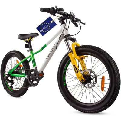Verdant Bike Rower dziecięcy - 20 cali, 6 biegów, Zielony-Biały Verdant Bike Rower dziecięcy - 20 cali, 6 biegów, Zielony-Biały