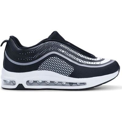 Permani - Air B996BLACKWHITE - granatowy - Shoes Permani - Air B996BLACKWHITE - granatowy - Shoes