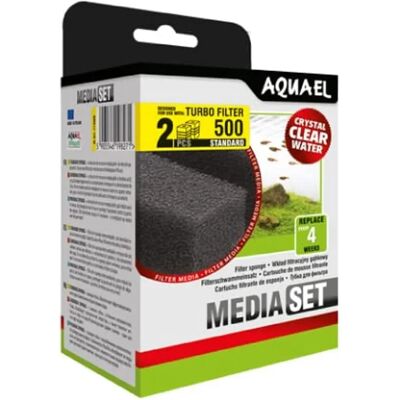 Aquael Turbo 500 Aquarium Filter - Sponsvervanging Aquael Turbo 500 Aquarium Filter - Sponsvervanging