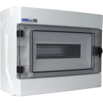 Quadro di distribuzione NEO di ELEKTRO-PLAST per fotovoltaico - IP65, 1x12 moduli Quadro di distribuzione NEO di ELEKTRO-PLAST per fotovoltaico - IP65, 1x12 moduli