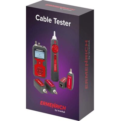 Tester kabli Ermenrich SM110 - Wielofunkcyjne narzędzie do sieci i linii telefonicznych Tester kabli Ermenrich SM110 - Wielofunkcyjne narzędzie do sieci i linii telefonicznych