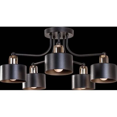 Domiluce Helix Schwarzer Deckenleuchte - Deckenlampe Domiluce Helix Schwarzer Deckenleuchte - Deckenlampe