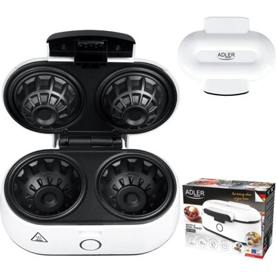 Adler - AD 3062 - Bianco - Waffle bowl maker Adler - AD 3062 - Bianco - Waffle bowl maker