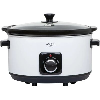 Adler AD 6413r - Bianco - Slow cooker Adler AD 6413r - Bianco - Slow cooker
