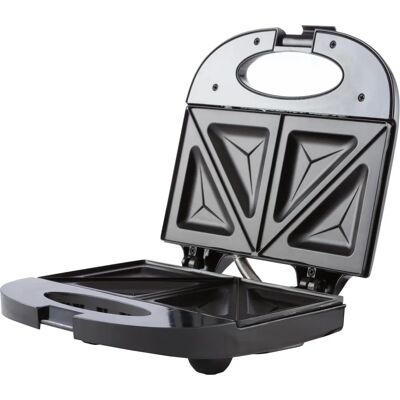 Sandwichera Mesko MS3080 - 2 Sándwiches, Antiadherente, 850W Sandwichera Mesko MS3080 - 2 Sándwiches, Antiadherente, 850W