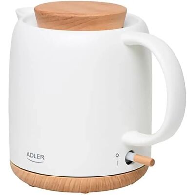Adler Elektrischer Wasserkocher AD 1304 - Keramik, 1200W, 1L, Weiß - Wasserkocher Adler Elektrischer Wasserkocher AD 1304 - Keramik, 1200W, 1L, Weiß - Wasserkocher
