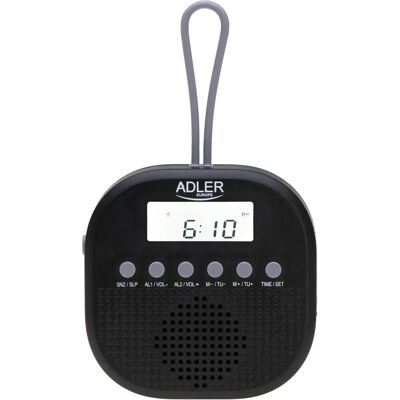 Radio FM impermeabile Adler - Compatto, IPX4, Sveglia Radio FM impermeabile Adler - Compatto, IPX4, Sveglia