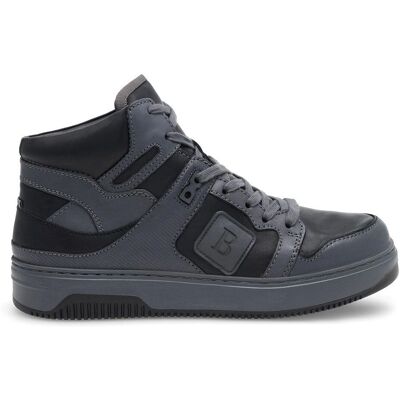 Badura BUXTON-22 MI08 Sneakers z naturalnej skóry szare - Sneakers Badura BUXTON-22 MI08 Sneakers z naturalnej skóry szare - Sneakers
