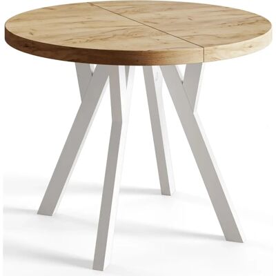 Table à manger extensible Antonio Marron - Sconto - Publicité Table à manger extensible Antonio Marron - Sconto - Publicité