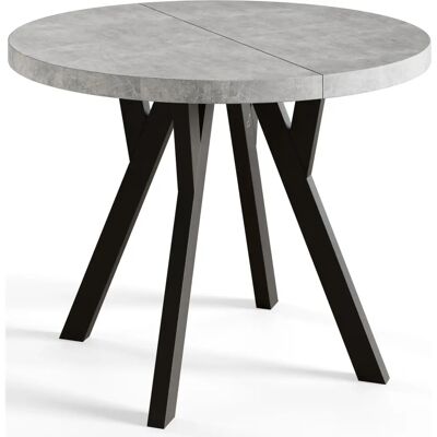 Sconto Alexander Ausziehbarer Esstisch Grau - Esstisch Sconto Alexander Ausziehbarer Esstisch Grau - Esstisch