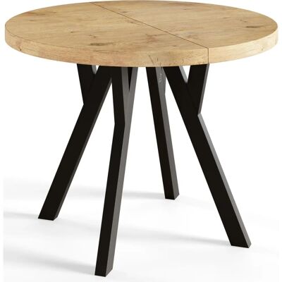 Table à manger marron Sconto - Moderne, Extensible, Facile à nettoyer - Publicité Table à manger marron Sconto - Moderne, Extensible, Facile à nettoyer - Publicité