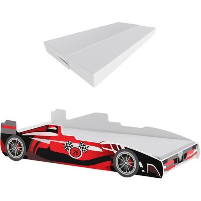 Lit Enfant Fórmula Carro - 160x80cm - Publicité Lit Enfant Fórmula Carro - 160x80cm - Publicité