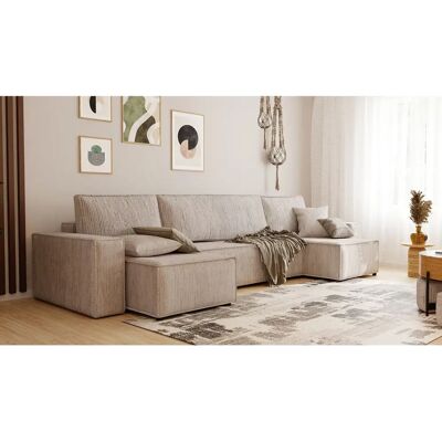 Idohome - 4-Sitzer-Ecksofa mit Schlaffunktion und Bettkasten Idohome - 4-Sitzer-Ecksofa mit Schlaffunktion und Bettkasten