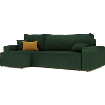 Idohome Canapé d'angle Vert Réversible - Canapé - Publicité Idohome Canapé d'angle Vert Réversible - Canapé - Publicité