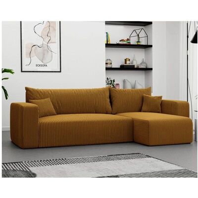 Idohome 3/4-seater Sofa - Jaune - Sleeper - Sofa - Publicité Idohome 3/4-seater Sofa - Jaune - Sleeper - Sofa - Publicité