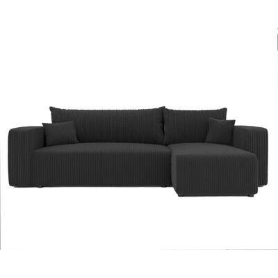 Canapé d'angle Idohome 3/4 places avec fonction convertible et coffre - Publicité Canapé d'angle Idohome 3/4 places avec fonction convertible et coffre - Publicité