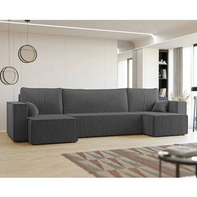Idohome - 4-Sitzer-Ecksofa - Gris foncé - Sofa Idohome - 4-Sitzer-Ecksofa - Gris foncé - Sofa