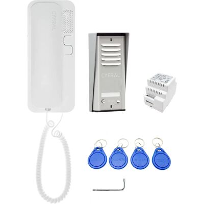 Orno, Klingel + Türsprechanlage, Cosmo 1-Mieter Silber Orno, Klingel + Türsprechanlage, Cosmo 1-Mieter Silber