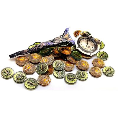 E-Raptor jetons et marqueurs - Accessoires pour Arnak - Publicité E-Raptor jetons et marqueurs - Accessoires pour Arnak - Publicité