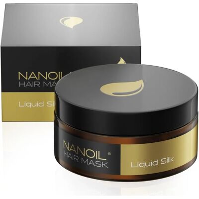 Nanoil Mască de păr mătase 300 ml - Reparație și strălucire Nanoil Mască de păr mătase 300 ml - Reparație și strălucire